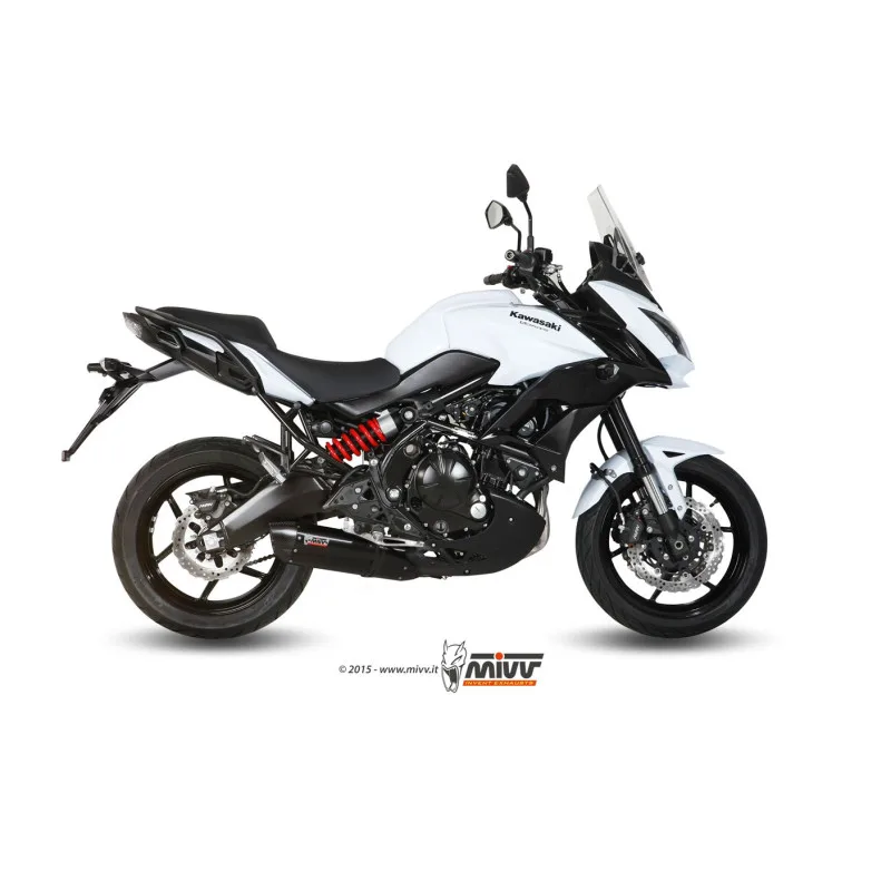 Mivv Full system 2x1 Suono black con tapa carbono Kawasaki Versys 650 2015-20