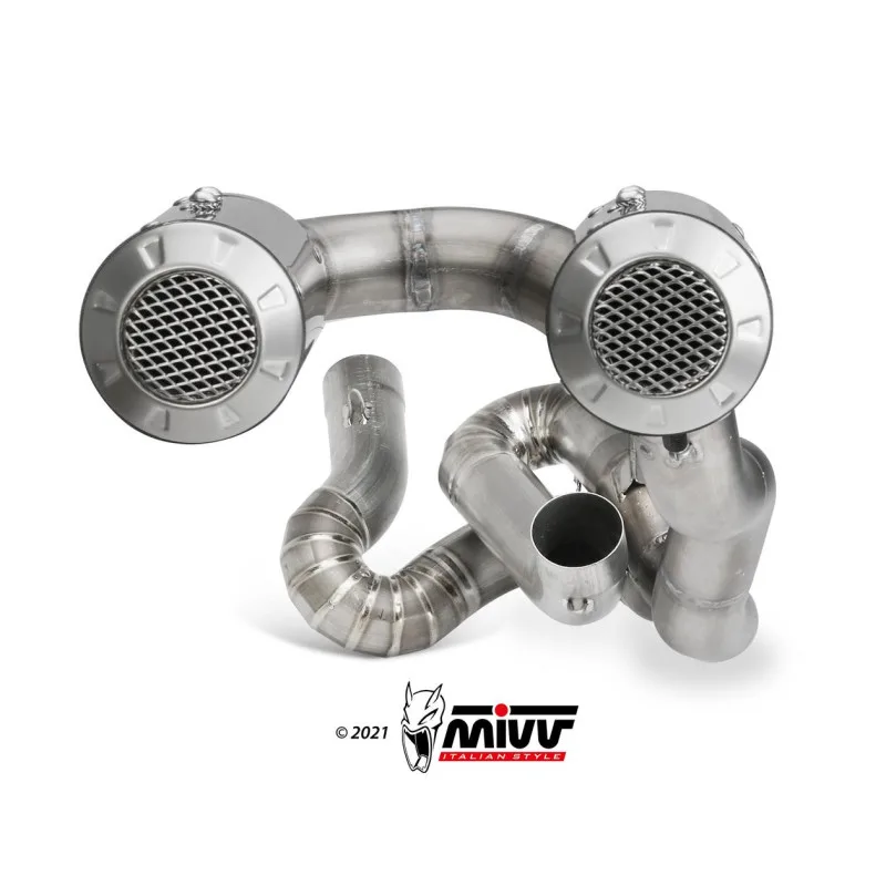 Mivv Full system 2x2 MK3 carbono Ducati Panigale V4 2018-22 - Imagen 4