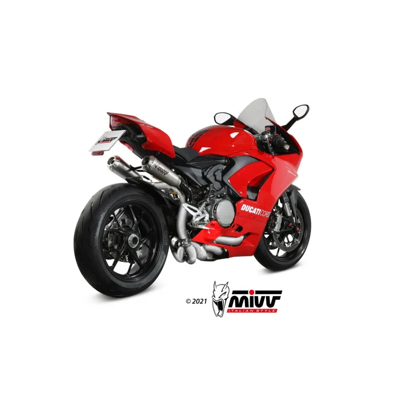 Mivv Full system 2x2 X-M1 Titan Ducati Panigale V2 2020-24 - Imagen 3