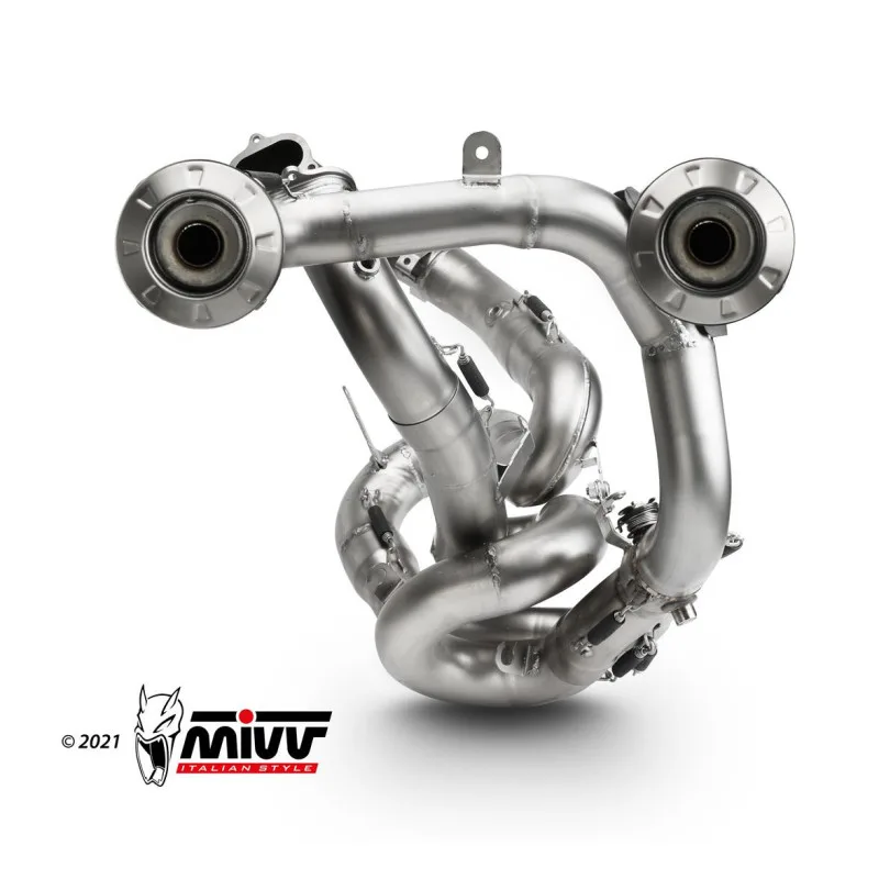 Mivv Full system 2x2 X-M1 Titan Ducati Panigale V2 2020-24 - Imagen 4