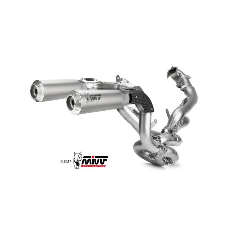 Mivv Full system 2x2 X-M1 Titan Ducati Panigale V2 2020-24