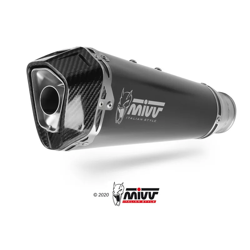 Mivv Escape Completo 3x1 DELTA RACE BLACK TRIUMPH TRIDENT 660 2025-26