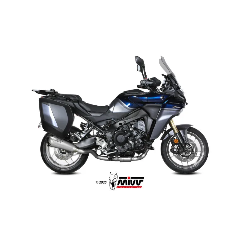 Mivv Escape Completo 3x1 DELTA RACE ST. STEEL YAMAHA Tracer 9 / GT / GT+ 2025-26 (+CAT)