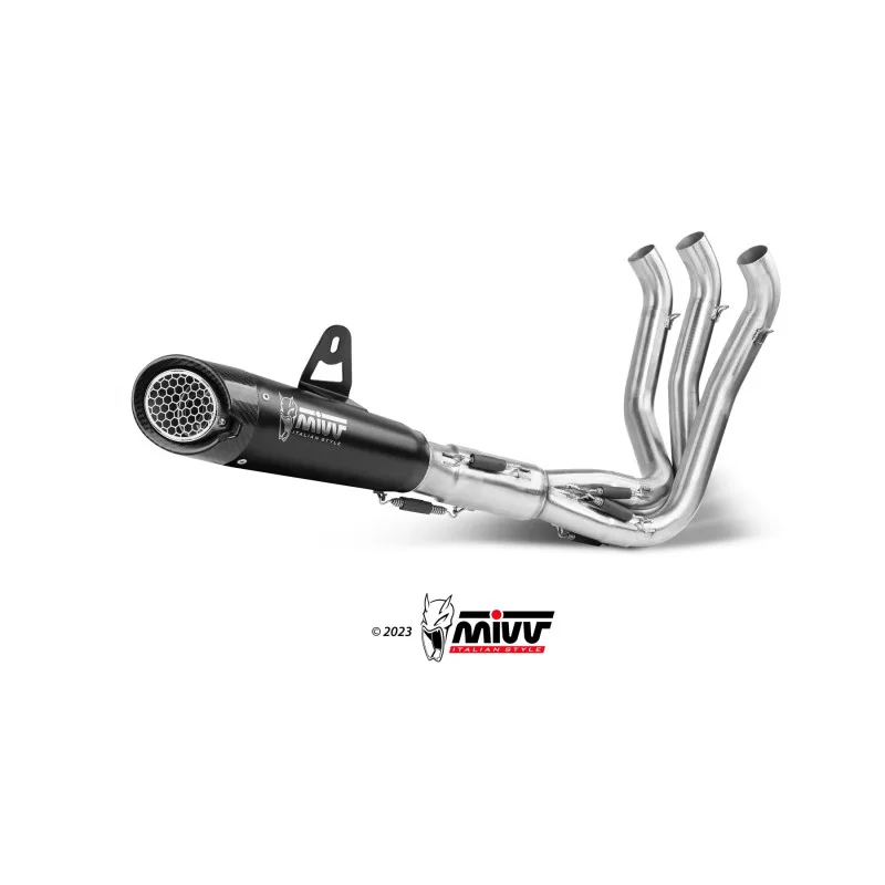 Mivv Full system 3x1 X-M5 Black Triumph Trident 660 2021-25