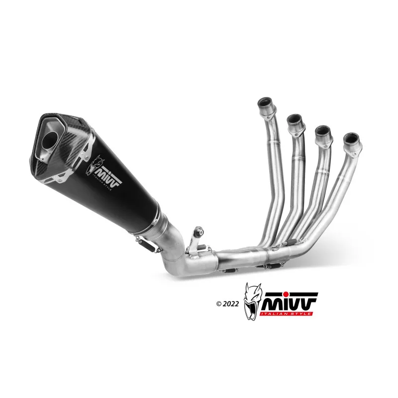 Mivv Full system 4x2x1 Delta Race Black Honda CB 650 R / CBR 650 R 2019-23