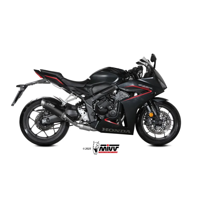 Mivv Full System 4x2x1 GPpro BLACK HONDA CBR 650 R 2024-26 (+CAT)