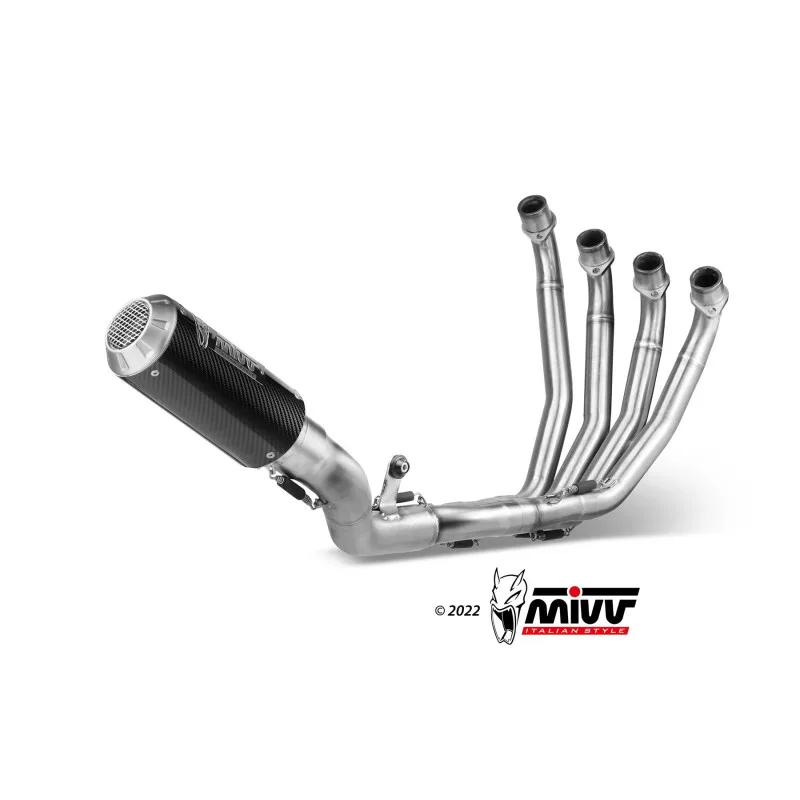 Mivv Full system 4x2x1 MK3 carbono Honda CB 650 R / CBR 650 R 2019-23