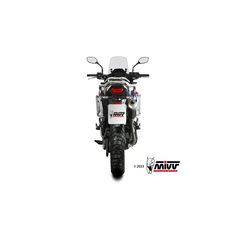 Mivv Slip-On Dakar Black Honda XL750 Transalp 2023-26 - Imagen 4