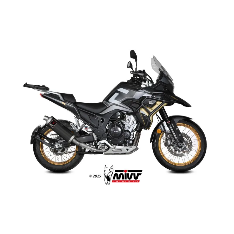 Mivv Slip-On Dakar Black Kove 510X 2024-25 - Imagen 2