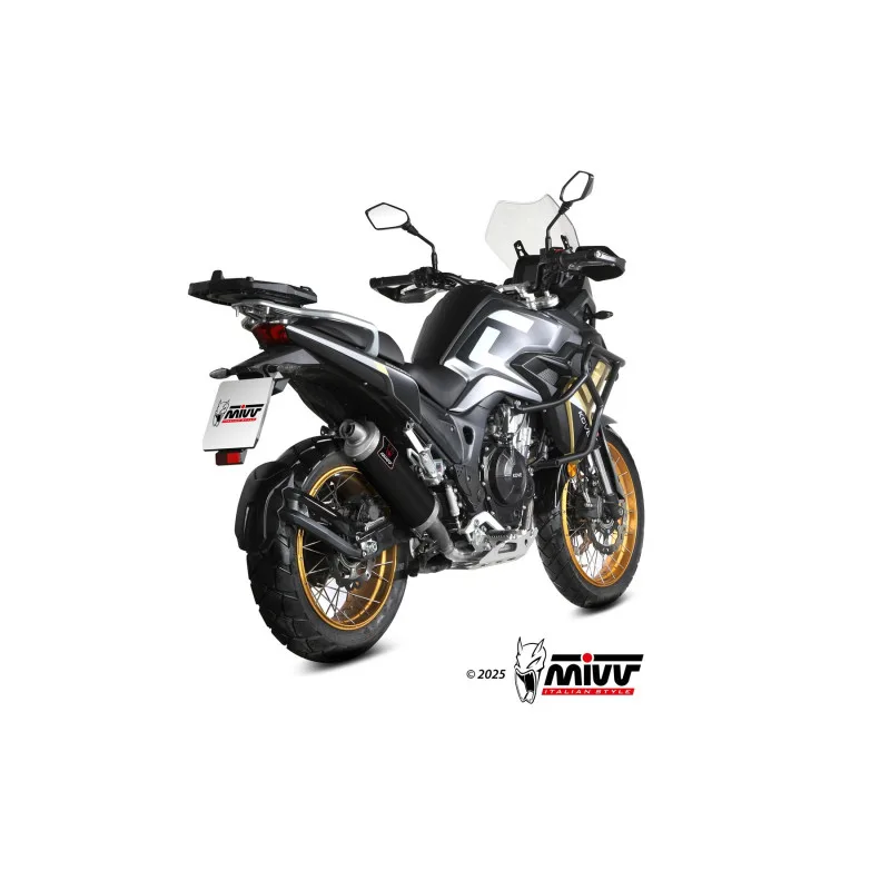 Mivv Slip-On Dakar Black Kove 510X 2024-25 - Imagen 3