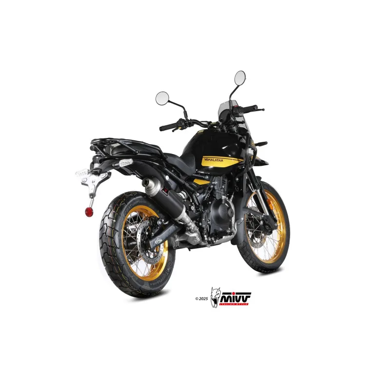 Mivv Slip-On Dakar Black Royal Enfield Himalayan 2024 - Imagen 3