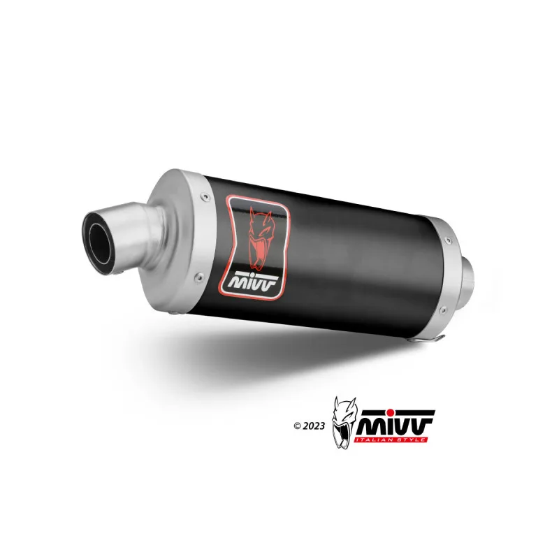Mivv Slip-On Dakar black Triumph Tiger 900 / GT / PRO / Rally 2024-26