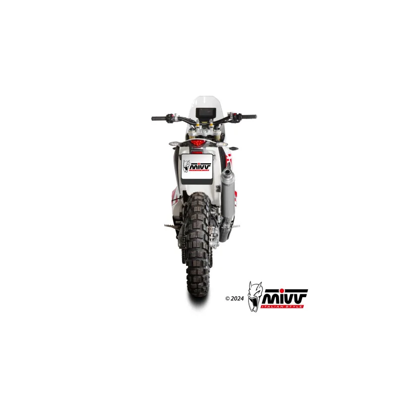 Mivv Slip-On Dakar St. Steel Kove 450 Rally 2022-26 - Imagen 4