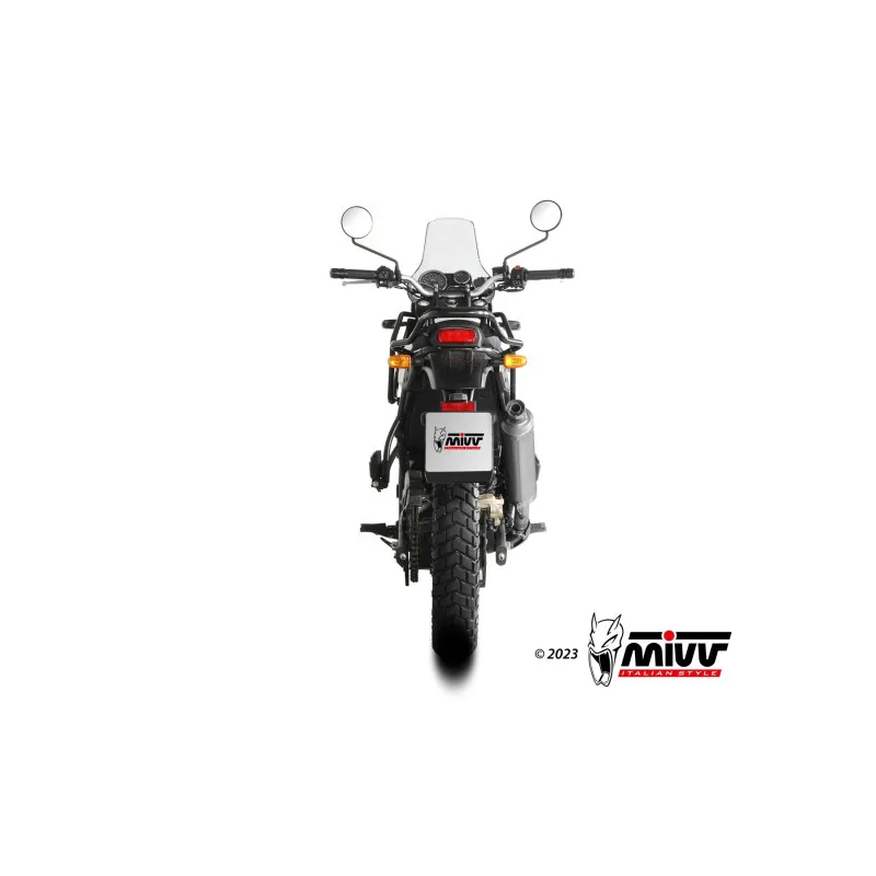 Mivv Slip-On DAKAR St. Steel Royal Enfield Himalayan 2021-23 - Imagen 4