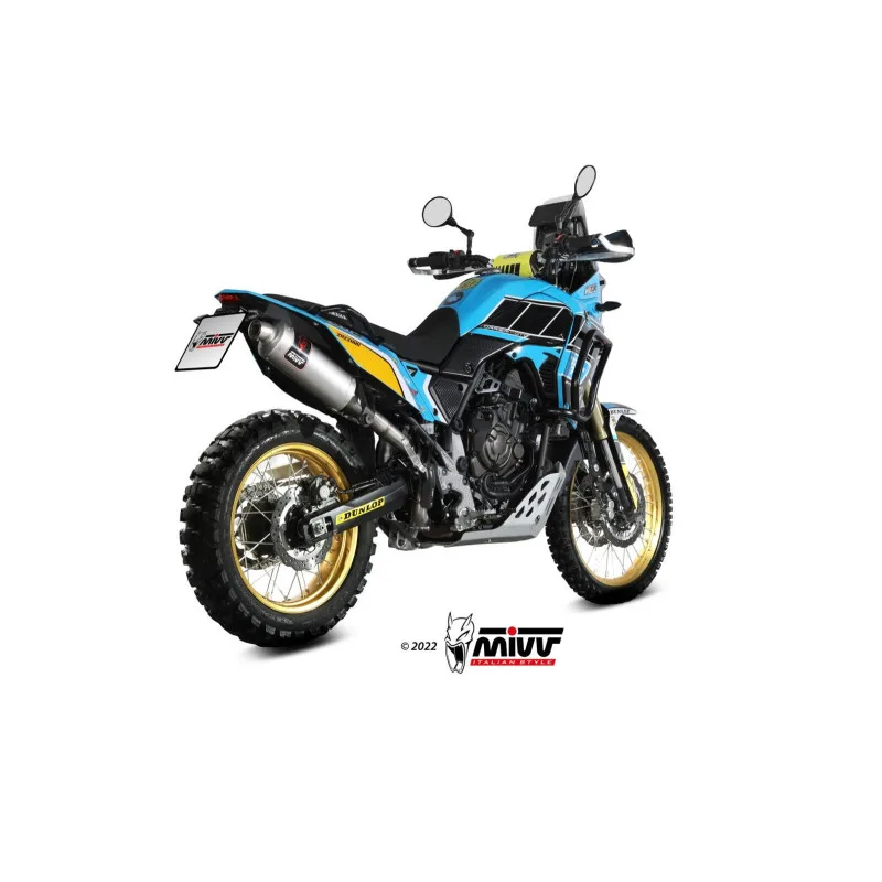 Mivv Slip-On Dakar St. Steel Yamaha Ténéré 700 2019-26 - Imagen 3