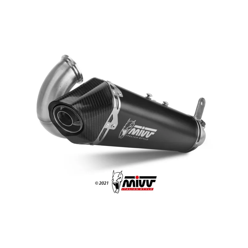 Mivv Slip-On Delta Race Black Ducati Panigale V2 2020-24 - Imagen 4