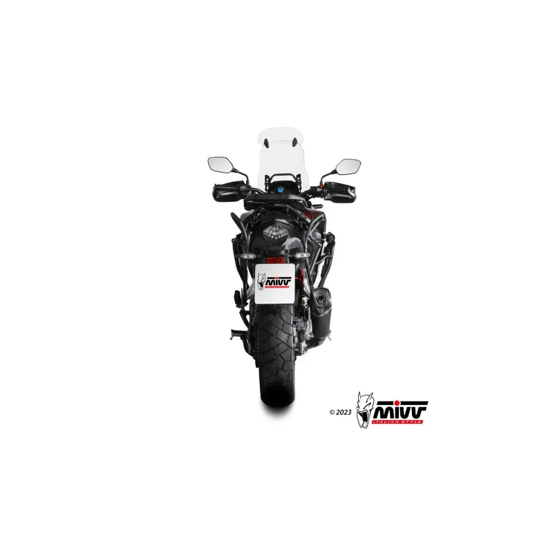 Mivv Slip-On Delta Race Black Honda CB 500 F/X 2021-25 - Imagen 4