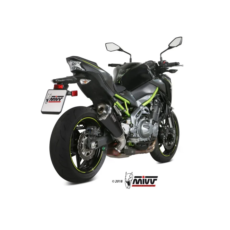 Mivv Slip-On Delta Race Black Kawasaki Z900 2017-19 / Z900 A2 (35 KW / 70 KW) 2017-26 - Imagen 3