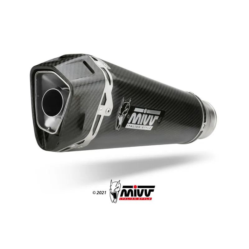 Mivv Slip-On Delta Race carbono Aprilia RSV4 2017-20