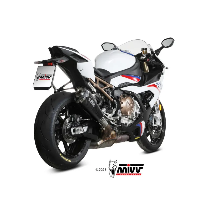 Mivv Slip-On Delta Race carbono BMW S 1000 RR 2019-26 - Imagen 3