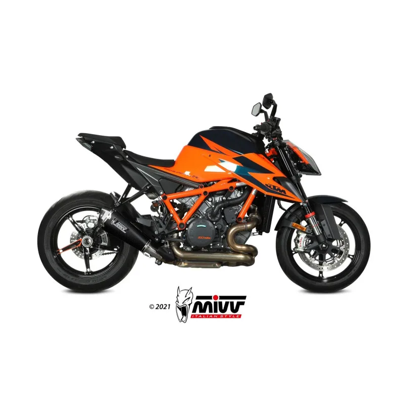 Mivv Slip-On Delta Race carbono KTM 1290 Superduke 2020-23 - Imagen 2
