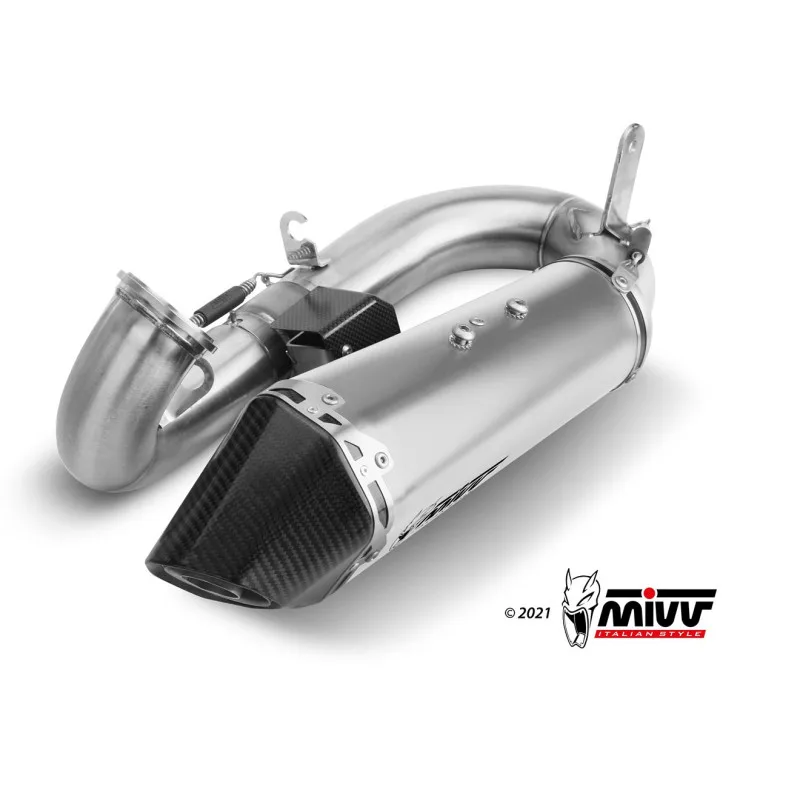 Mivv Slip-On Delta Race St. Steel Ducati Panigale V2 2020-24