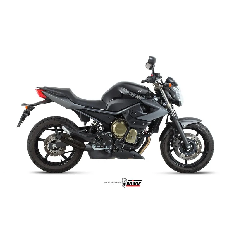 Mivv Slip-On Double Gun black Yamaha XJ6 / XJ6 Diversion 2009-16 - Imagen 2