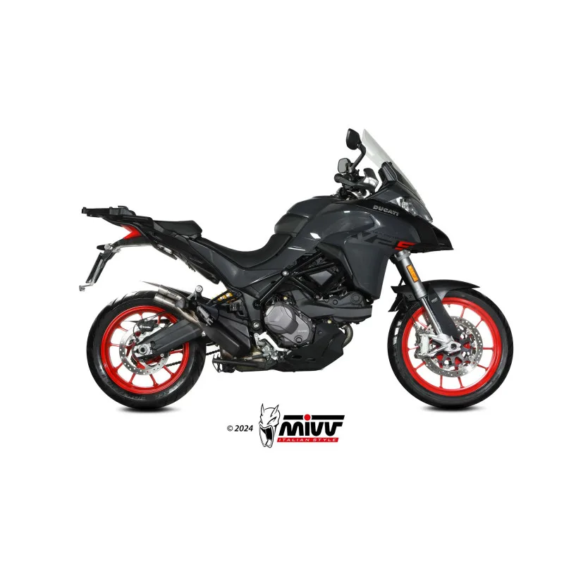 Mivv Slip-On Double Gun St. Steel Ducati Multistrada 950/S 2017-21 / Multistrada 1200 Enduro 2016-18