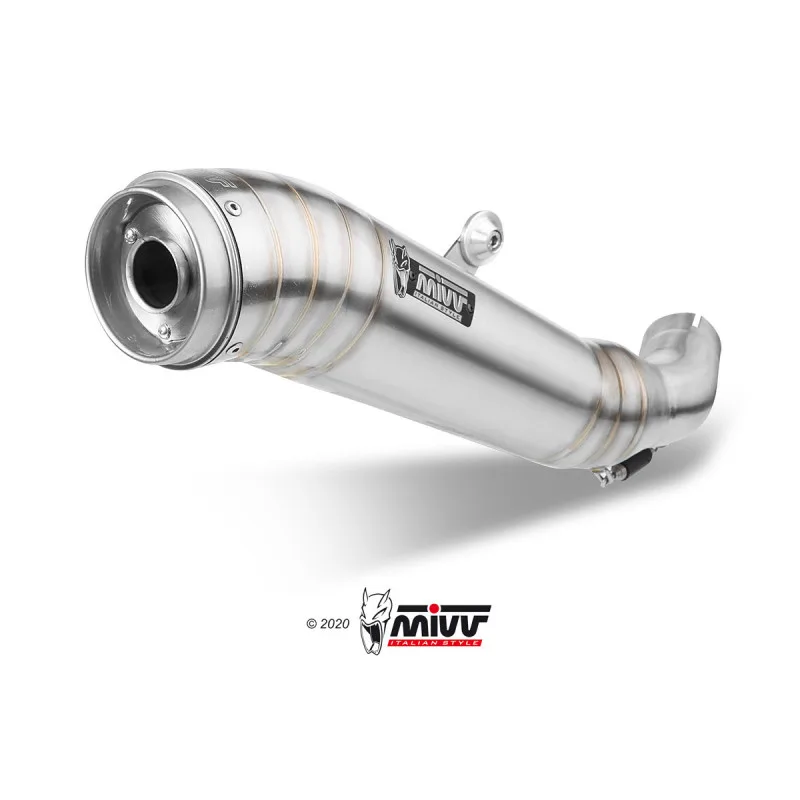 Mivv Slip-On Ghibli St. Steel Kawasaki Z800 2013-16 - Imagen 2