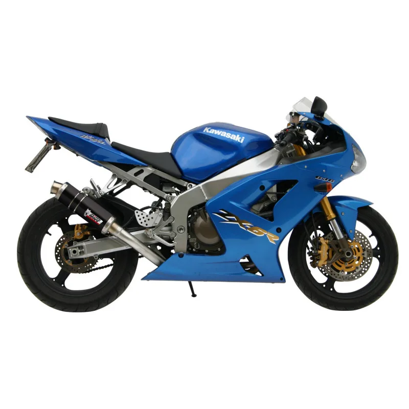 Mivv Slip-On GP black Kawasaki ZX-6 RR / ZX-6 R 636 2003-04 - Imagen 2
