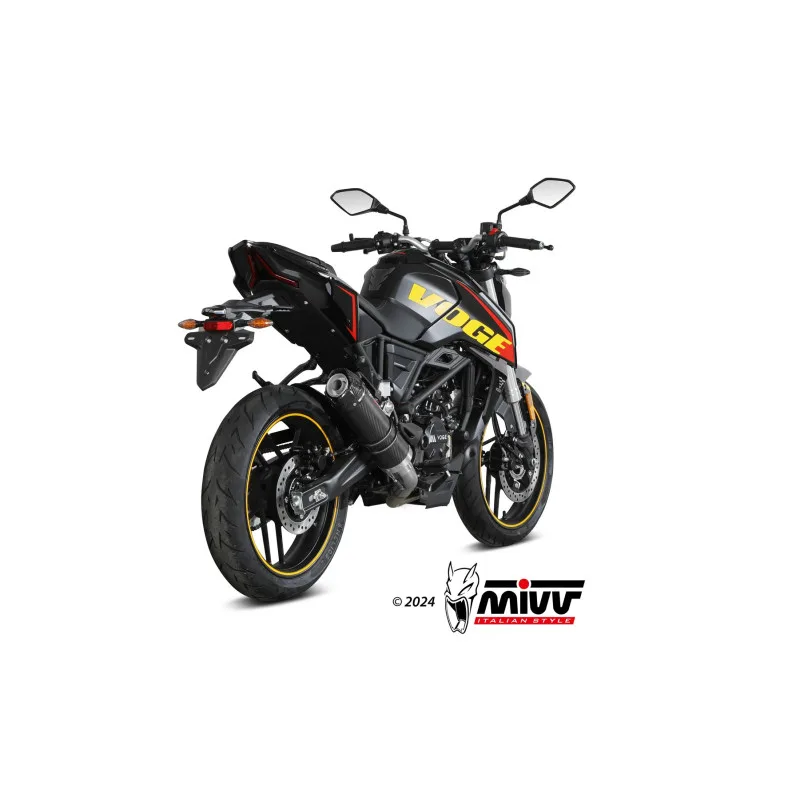 Mivv Slip-On GP carbon con tapa carbono Voge Brivido 125 R 2023-24 - Imagen 2