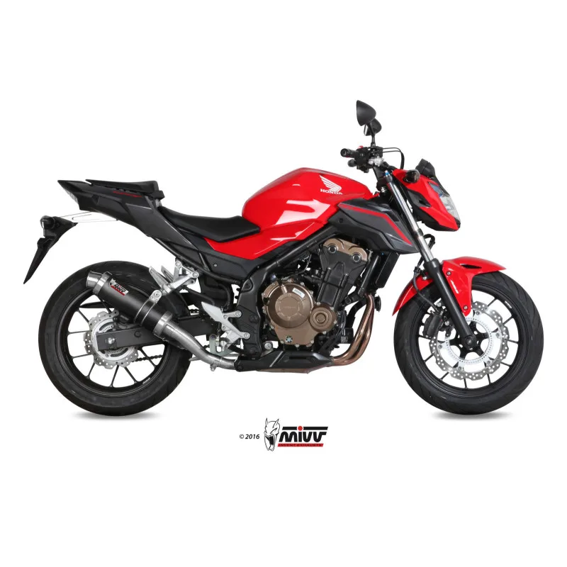 Mivv Slip-On GP carbon Honda CB 500 F 2016-18 - Imagen 2