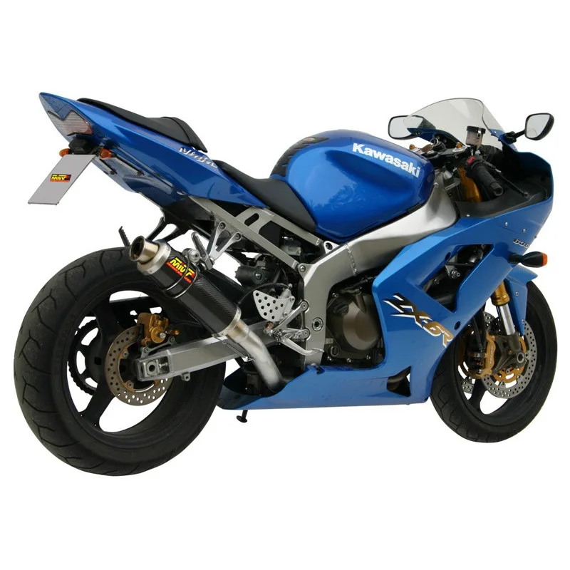 Mivv Slip-On GP carbon Kawasaki ZX-6 RR / ZX-6 R 636 2003-04 - Imagen 3