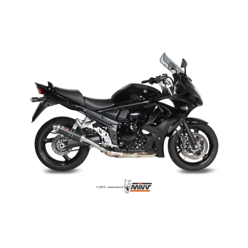 Mivv Slip-On GP carbon Suzuki GSF 1250 Bandit 2007-16 / GSX 1250 FA 2009-16 - Imagen 2