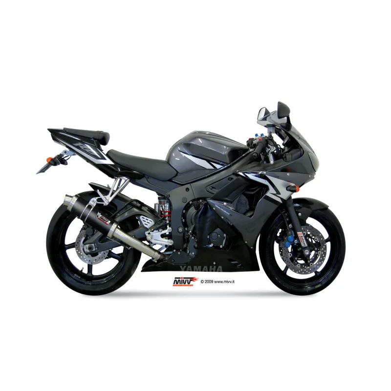 Mivv Slip-On GP carbon Yamaha YZF 600 R6 2003-05 - Imagen 2