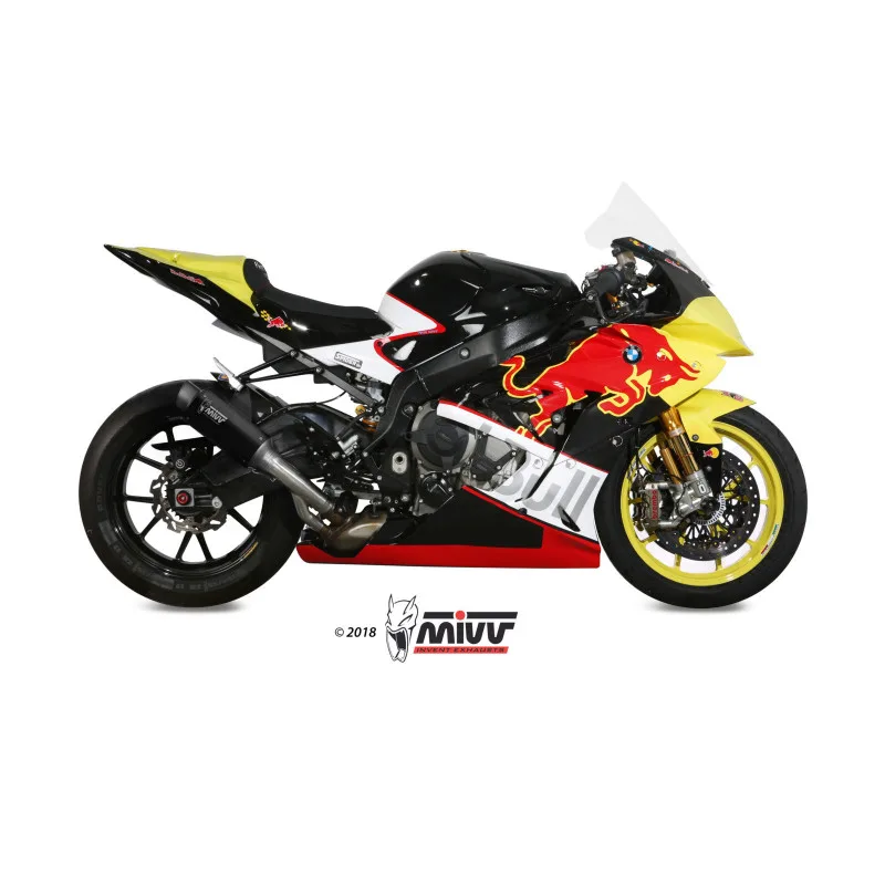 Mivv Slip-On GP Pro black BMW S 1000 RR 2017-18 - Imagen 2