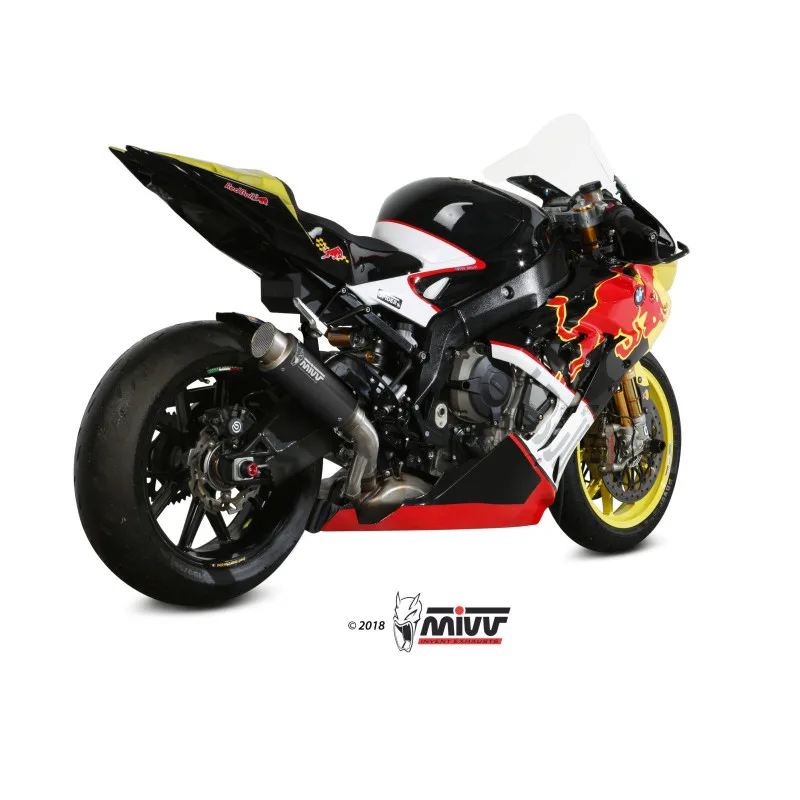 Mivv Slip-On GP Pro black BMW S 1000 RR 2017-18 - Imagen 3