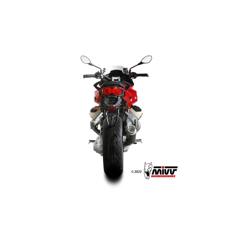 Mivv Slip-On GP Pro carbono Moto Guzzi V100 Mandello 2022-25 - Imagen 4