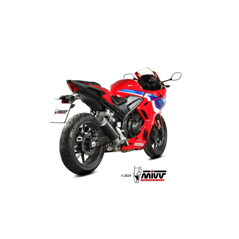 Mivv Slip-On GPpro Black Honda CBR 500 R 2024-26 - Imagen 3