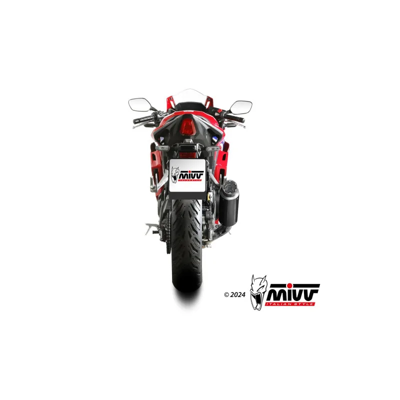Mivv Slip-On GPpro Black Honda CBR 500 R 2024-26 - Imagen 4