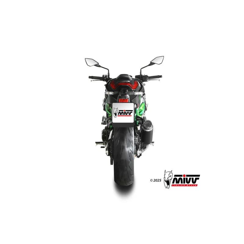 Mivv Slip-On GPpro Black Kawasaki Z900 2025-26 - Imagen 4