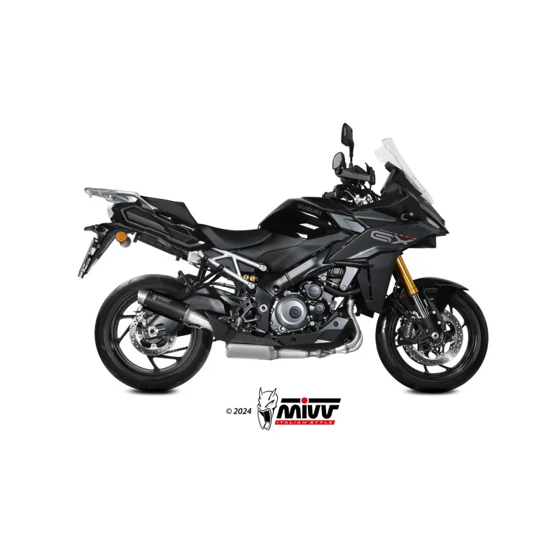 Mivv Slip-On GPpro Black Suzuki GSX-S 1000 GX 2024-26 - Imagen 2