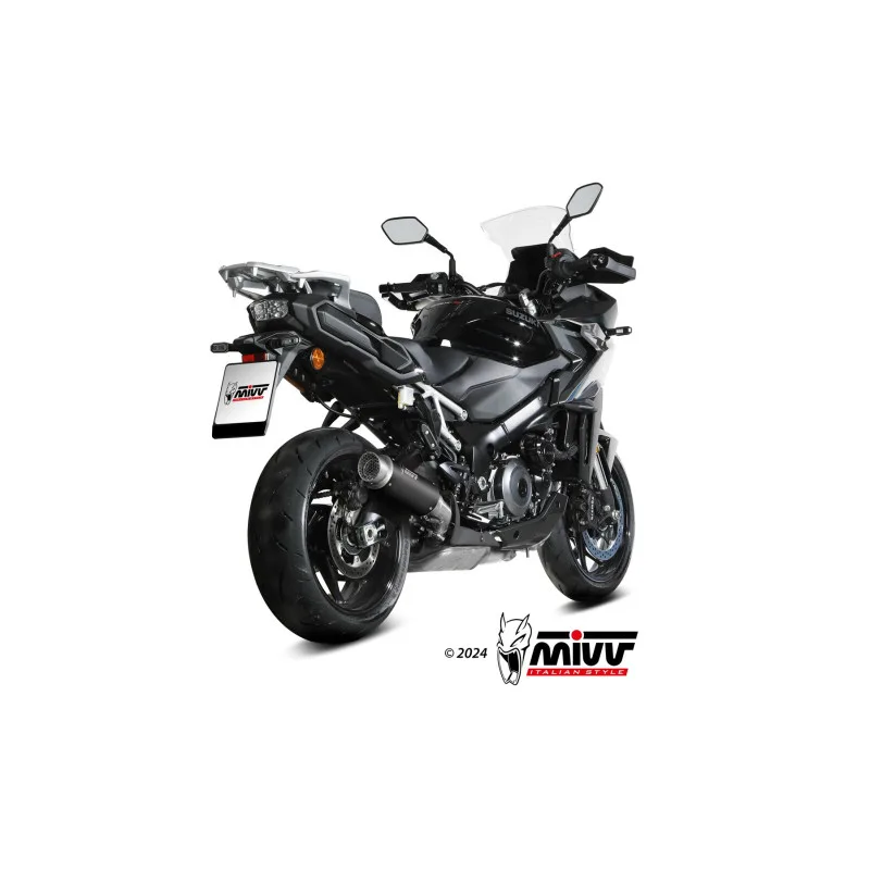 Mivv Slip-On GPpro Black Suzuki GSX-S 1000 GX 2024-26 - Imagen 3