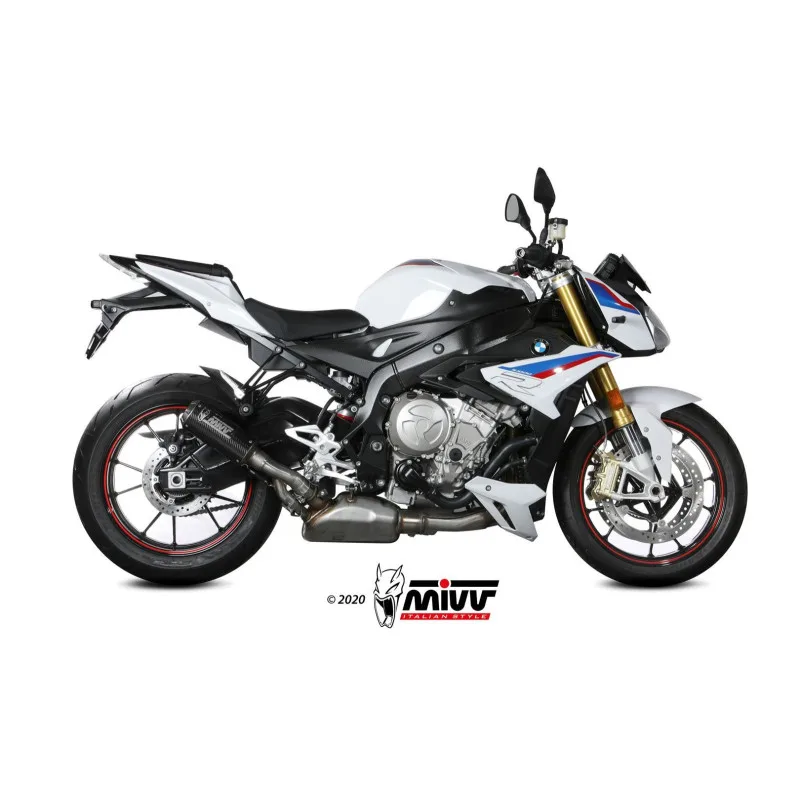 Mivv Slip-On Mk3 carbono BMW S 1000 R 2017-20 - Imagen 2