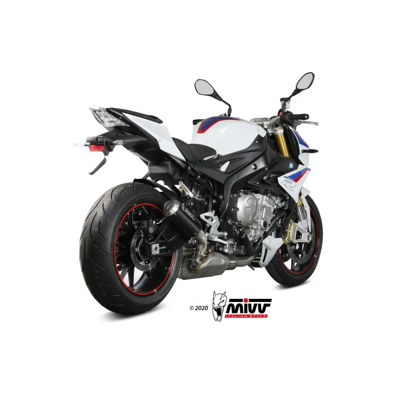 Mivv Slip-On Mk3 carbono BMW S 1000 R 2017-20 - Imagen 3