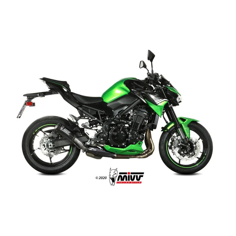 Mivv Slip-On Mk3 carbono Kawasaki Z900 2020-24 - Imagen 2