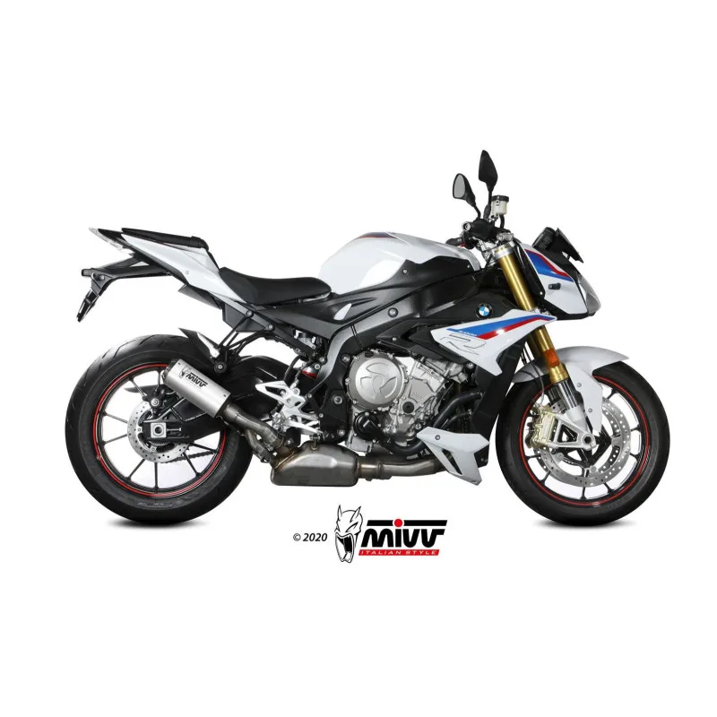 Mivv Slip-On Mk3 St. Steel BMW S 1000 R 2017-20 - Imagen 2