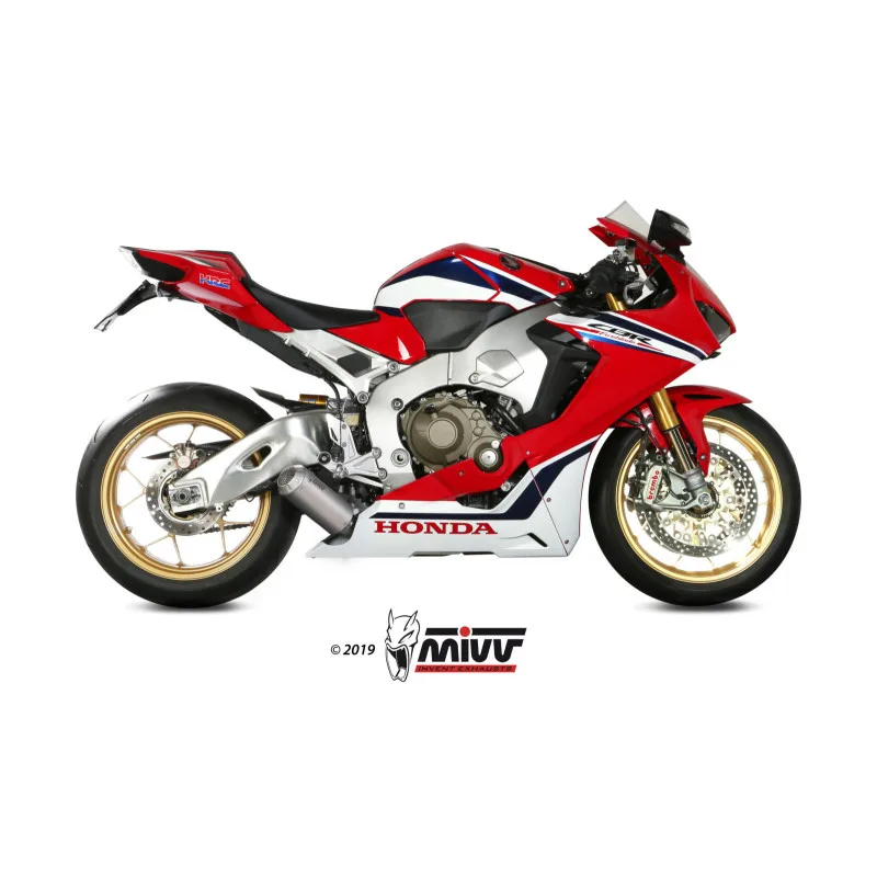 Mivv Slip-On Mk3 St. Steel Honda CBR 1000 RR 2017-19 - Imagen 2