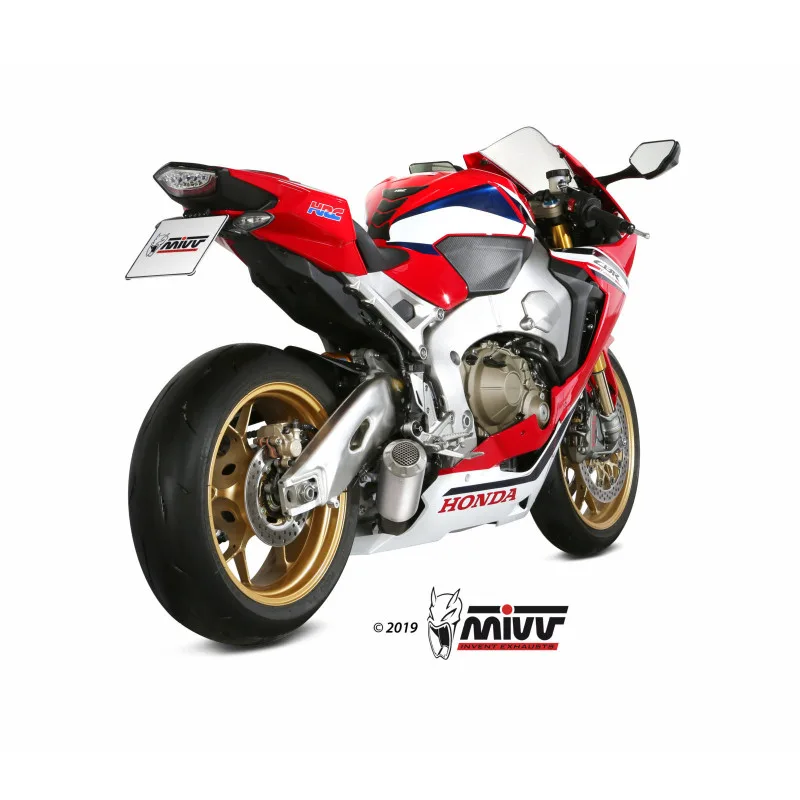 Mivv Slip-On Mk3 St. Steel Honda CBR 1000 RR 2017-19 - Imagen 3