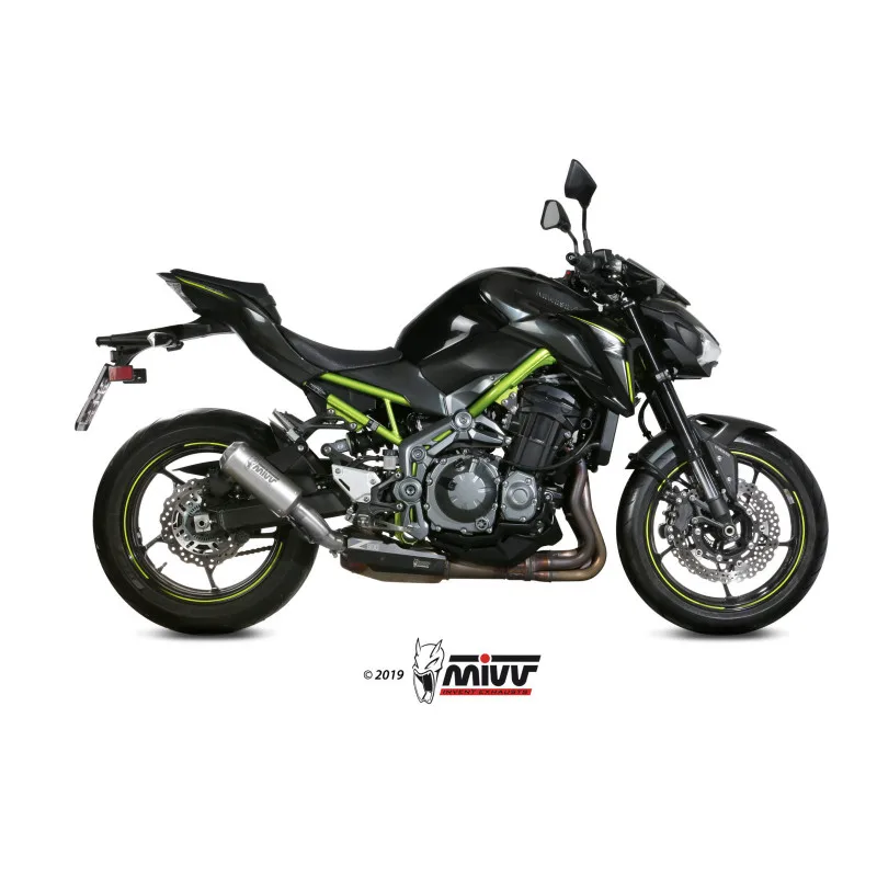 Mivv Slip-On Mk3 St. Steel Kawasaki Z900 A2 (35 KW / 70 KW) 2017-26 - Imagen 2